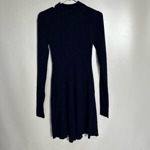 GAP Navy Blue Long Sleeve SweaterDress - Medium Tall